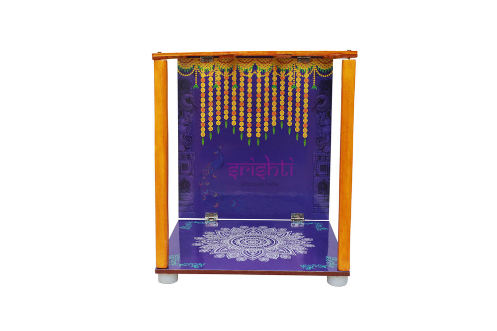 SWPU-Wooden Palavelli Set-Violet-12 X 14.5 Inches (ISPGI007)
