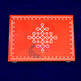 SWUP-Maroon Color Rangoli Wooden Plank-6 X 4 Inches (ISRWP0045)