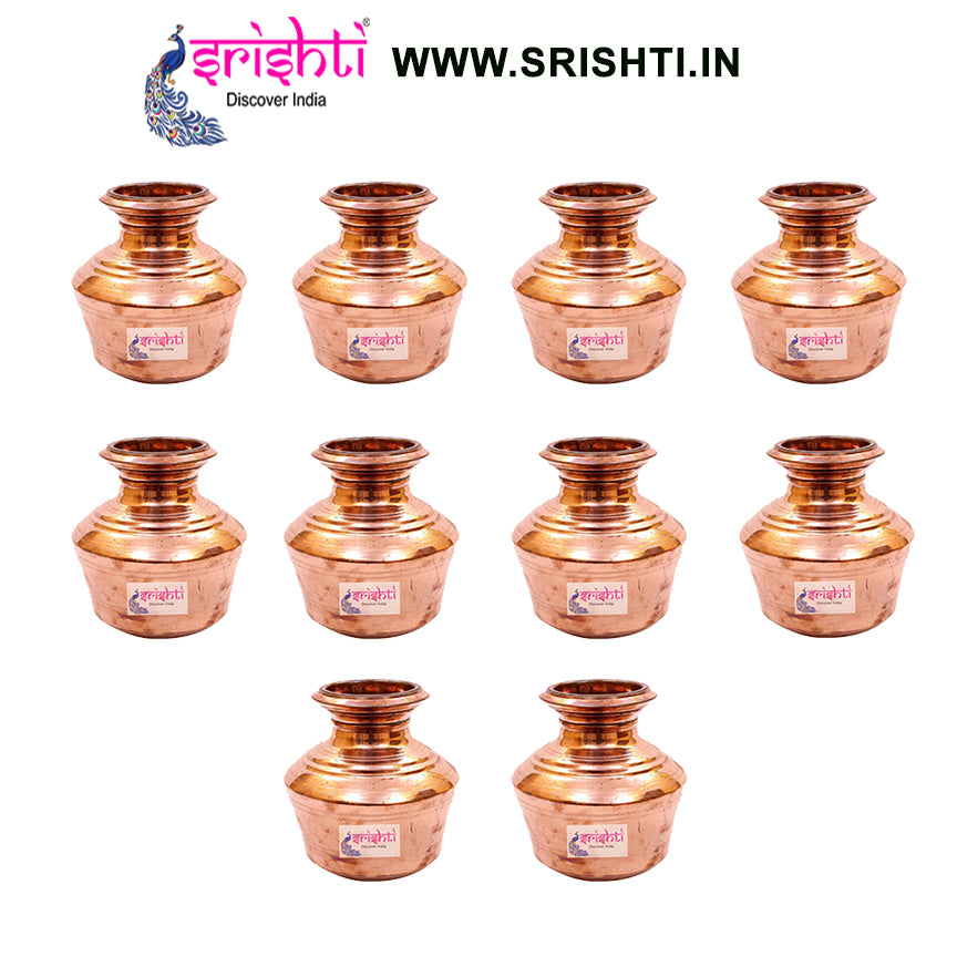 SIKB-Copper Kalash-6.5 Inches (Pack of 10)