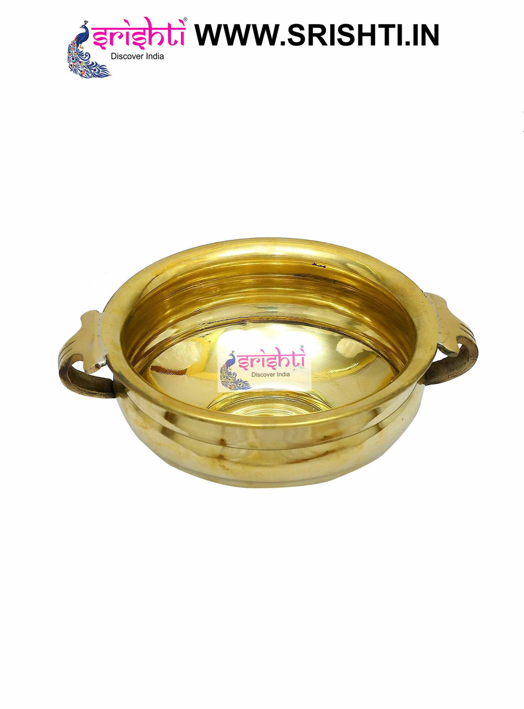 SKBI-Srishti Brass Decorative Uruli Bowl-15.24 Cm