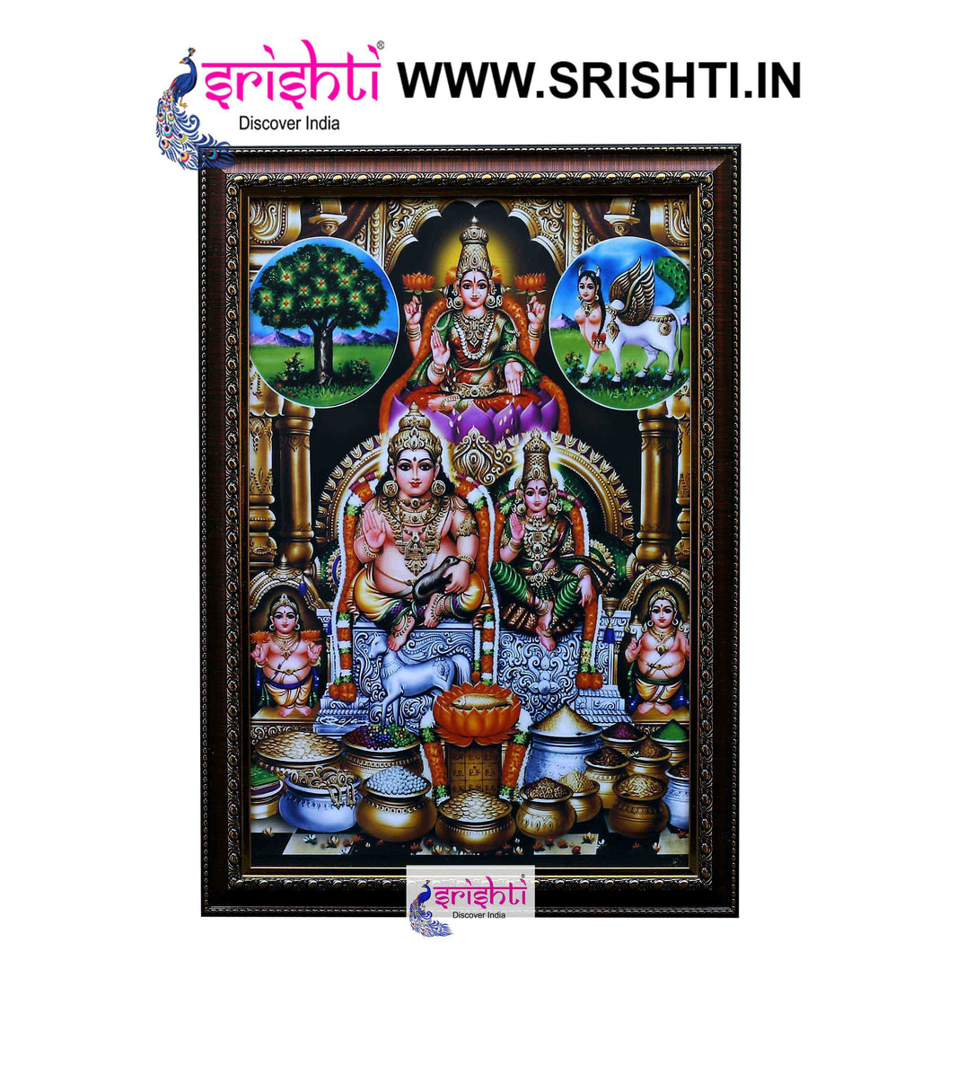 SIPF-Lakshmi Kubera Photo Frame 14 X 20 Inches