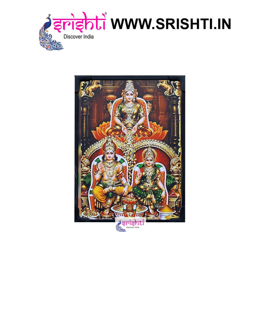 SIPF-Lakshmi Kubera Laminated Photo 6 X 8 Inches