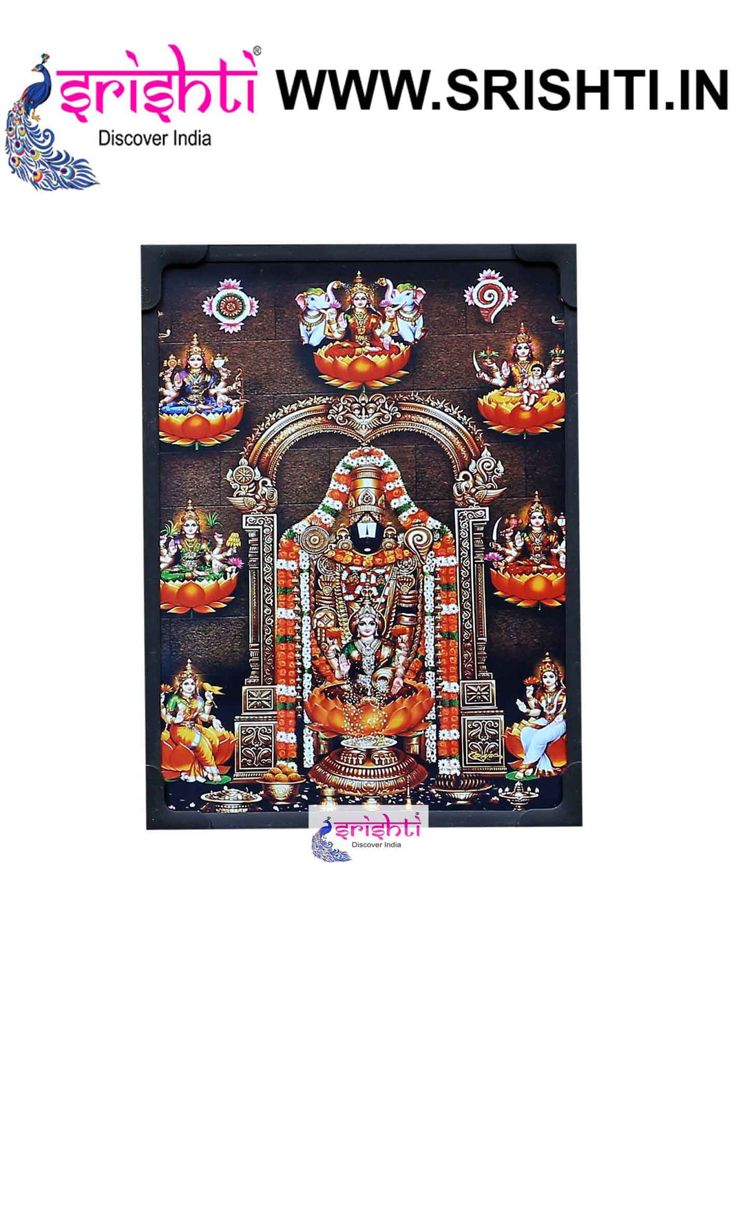 SIPF-Ashtalakshmi Perumal Laminated Photo 6 X 8 Inches