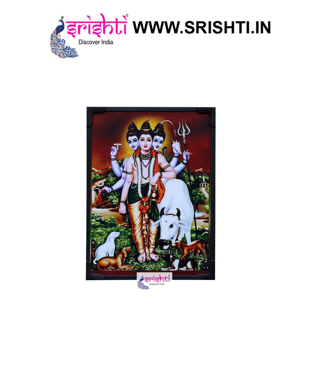 SIPF-Dattatreya Laminated Photo 6 X 8 Inches