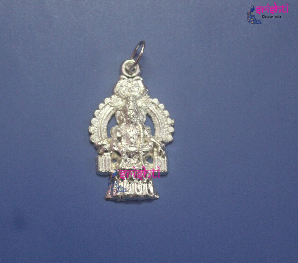 SKBU-Brass with Silver Plated Ayyappa Pendant-M02