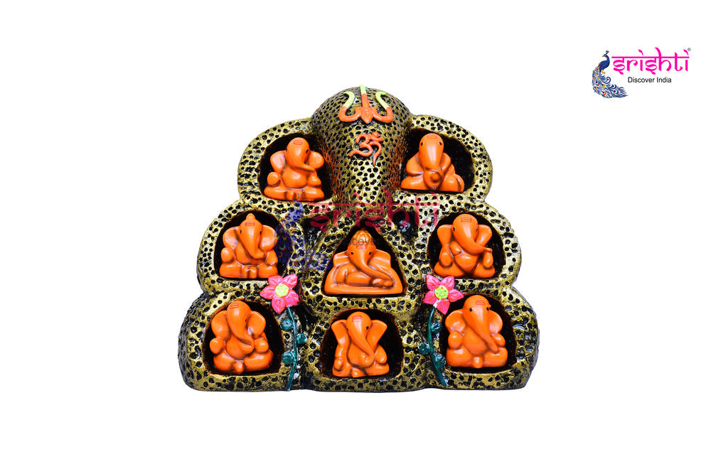 STRG-Ganesha Set-9 Inches-M02 (IGSTC049)