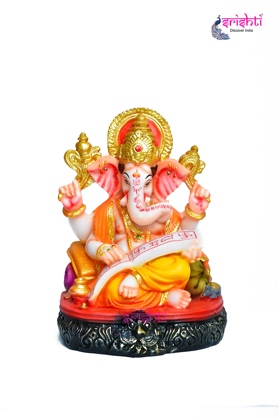 STRG-Reading Ganesha-8 inches (IGSTC155)