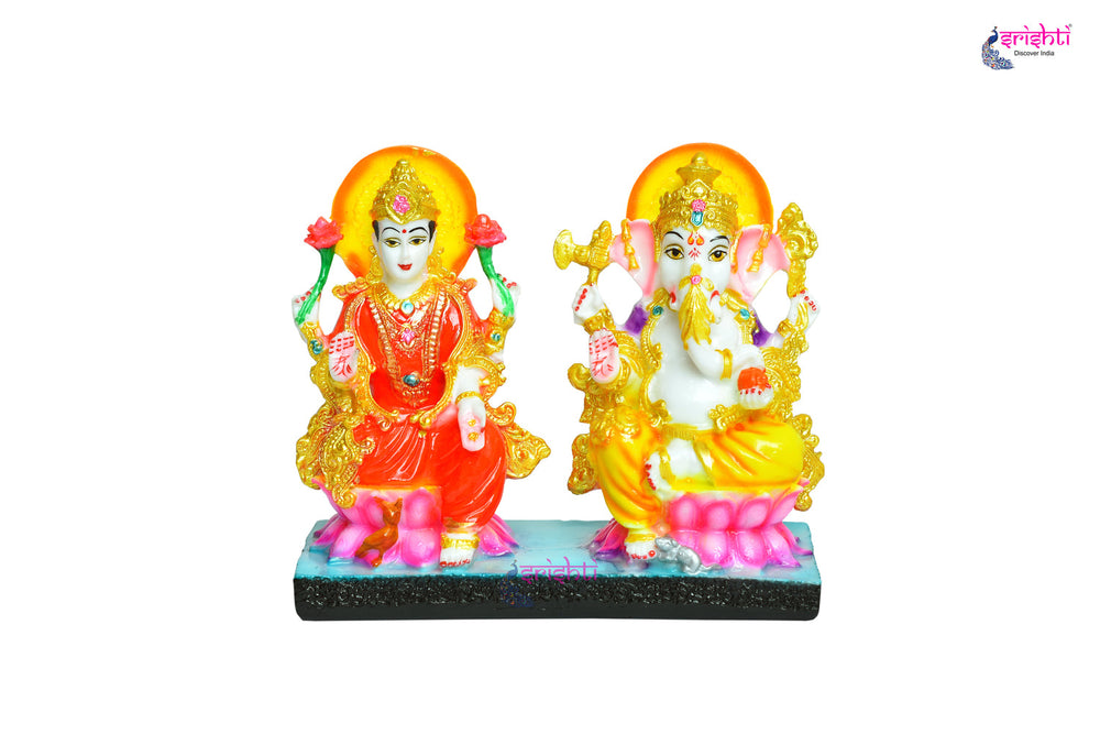 STRG-Lakshmi Ganesha Set-5.5 Inches (IGSTC156)