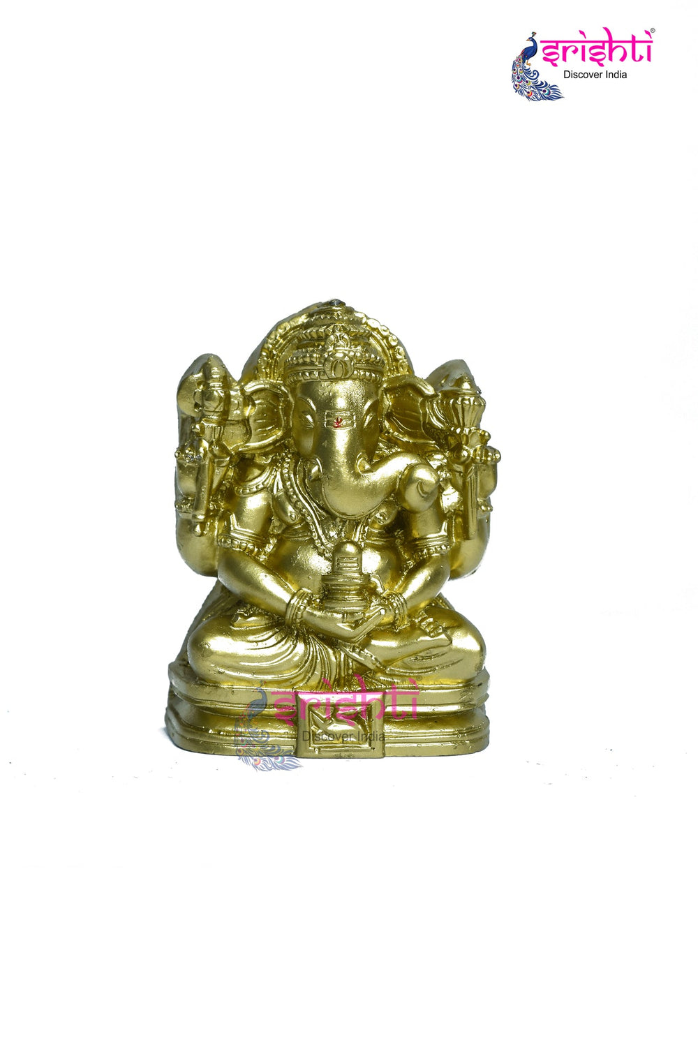 STRG-Decorative-Lord-Ganesha-Idol-3-2-Inches (IGSTC313)